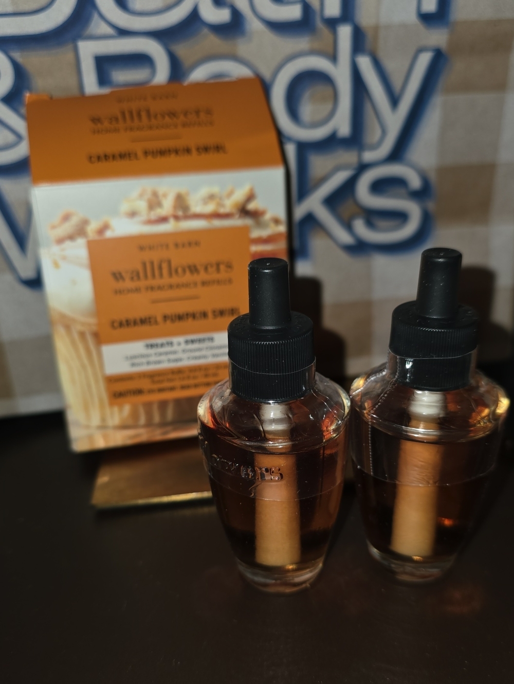 Wallflower Refills 2 Caramel Pumpkin Swirl Nwt